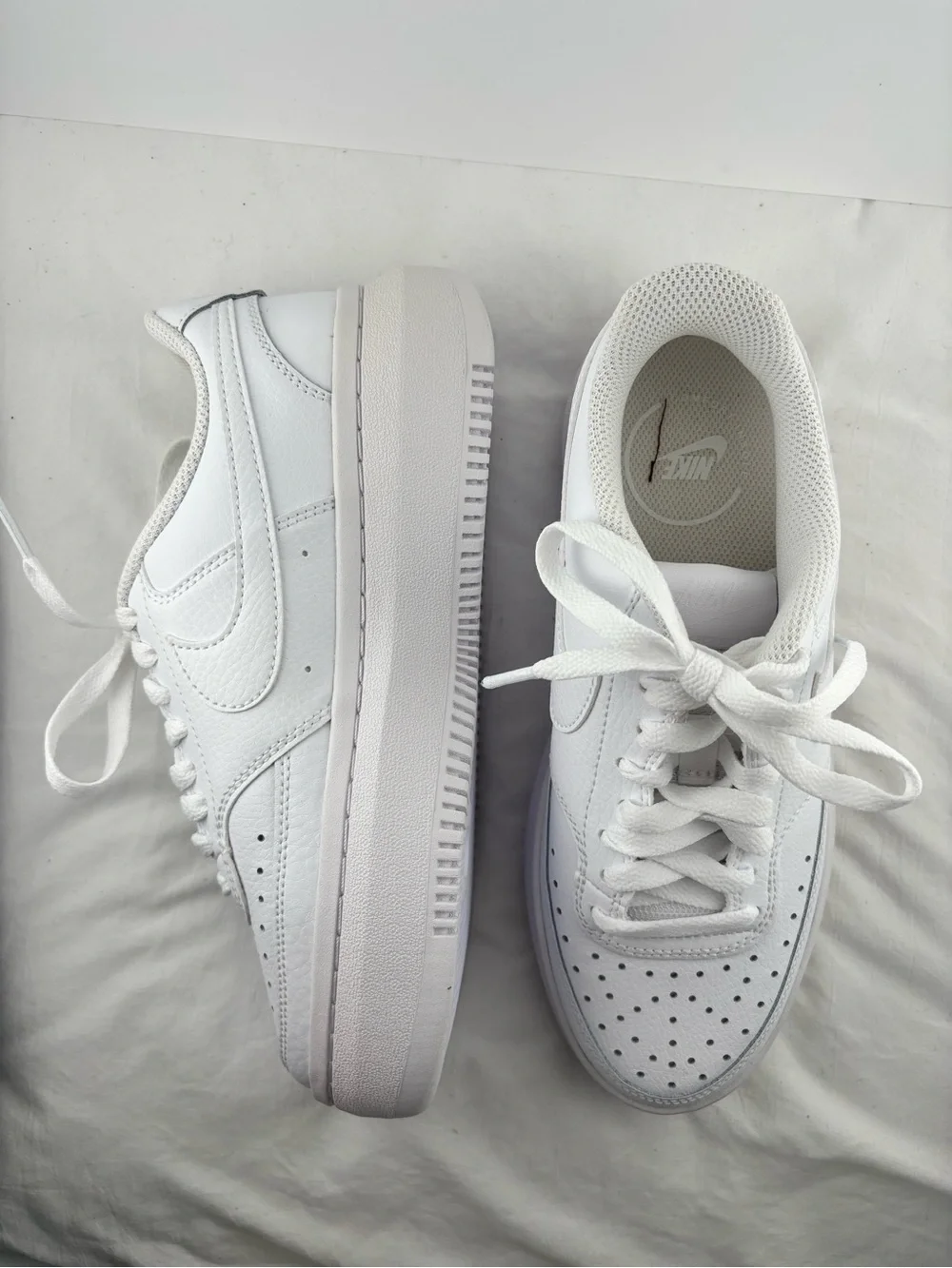 Nike Women’s White Platform Sneakers